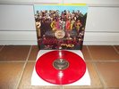 BEATLES sgt peppers  red colored vinyl vinyle couleur rouge LP