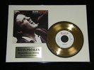 ELVIS PRESLEY HEARTBREAK HOTEL 24 KT GOLD PLATED RECORD CALIFORNIA LOTTERY 2002