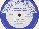 Barry Brown & Ranking Toyan - Peace and love 12
