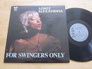 Lorez Alexandria - For Swingers Only LP Argo DG Mono Orig with Baltimore Oriole
