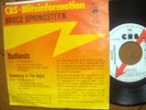 BRUCE SPRINGSTEEN Badlands Orig. German CBS PROMO SLEEVE PS 45 MINT