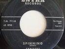 Doo Wop 45 SENDERS Spinning / Pretty Little Baby on ENTRA HEAR