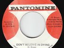 Glen Brown - Don't Believe In Dying - SUBLIME