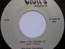 MAJOR THOMAS: And You Know It (Lion's) Mid-80's Chicago Modern Soul/Boogie: hear