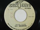 Reggae 45 DON DRUMMOND / ROLAND ALPHANSO Royal Flush / Christine Keeler Coxsone