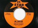 Reggae 45 HORACE HANDY Mr. Babylon on 12 Star andy
