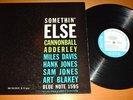 Cannonball Adderley Miles Davis-Somethin' Else LP Blue Note 1595 DG Mono RVG Ear
