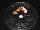 ELVIS PRESLEY BLUE MOON KENTUCKY / THAT'S ALL RIGHT RCA 20-638  78 RPM