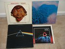 PINK FLOYD RELICS, MEDDLE & DARK SIDE OF THE MOON W/POSTER ALL VG+ OR BETTER LPS