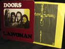 CLEAN 1971 ORIG Window Cov THE DOORS - LA WOMAN psych blues MORRISON MOJO RISING