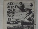SIX MINUTE WAR EP White Label Fold Out Sleeve Private Press Self Release