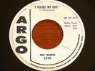 THE KENTS WHITE LABEL PROMO 45   R&B DOO WOP + ROCKER   ARGO 5299