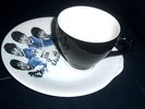 THE BEATLES OFFICIAL Hanley Washington CUP & SAUCER/PLATE makers crest NEAR MINT