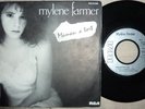 SP Mylene FARMER - maman a tort  - 1984 -  RARE noir et blanc