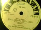 FESTIVAL RECORDS 78RPM Bill Haley and his Comets ROCK AROUND THE CLOCK 1956 RARE