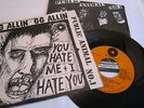 GG ALLIN PUNK 7 KBD 1982 Misfits CRAMPS Mad Ramones Bad Brains JFA Circle Jerks