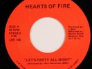 HEARTS OF FIRE: Let's Party All Night / Instro (rare soul vinyl 45)
