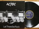 LP AC/DC let there be rock ORIG. AUSTRALIAN PRESS albert productions APLP 022