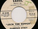 Clarence Stacy TEEN NOVELTY 45 Jack The Ripper CAROL 4114  LISTEN