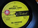 THE EXECUTIVES   IT'S A HAPPENING WORLD  1968  OZ SAMPLE SINGLE ON FESTIVAL