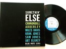 CANNONBALL ADDERLEY * Somethin’ Else * BLUE NOTE LP