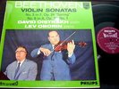 BEETHOVEN Violin Sonatas Oistrakh Oborin rare Hi-Fi-Stereo Philips LP 1962