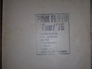PINK FLOYD TOUR'75  WHITE LABEL PROMO-ONLY LP