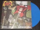 SLAYER Hell Awaits Demos 1984 - Ltd Edition (500) Blue Vinyl LP NEW & MINT