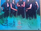 QUEENSRYCHE THE WARNING HAND SIGNED AUTOGRAPH LP ORIGINAL 5 MEMBER CHRIS DE GARM
