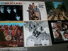 (6) Beatles Records Albums Abbey Road * Let It Be * Meet The Beatles * Revolver