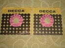 2 -The L.A. Teens , 60's Garage Psych Surf, Mint Decca DJ 45's, L A Teens