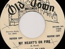 Billy Bland NORTHERN SOUL 45 My Heart's On Fire LISTEN