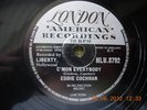 rare 78rpm eddie cochran c'mon everybody 1958 hlu.8792 see details below