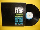 CANNONBALL ADDERLEY LP Somethin' Else - Blue Note 1595 W. 63rd Deep  RVG Ear