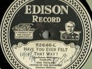 West End Blues, Eva Taylor, autographed, Clarence Williams, Edison 52646 78 rpm