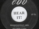 DOO WOP 45 The Hollywood Flames (Ebb #144) Frankenstein's Den/Strollin On Beach