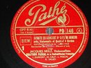 JACQUES NEILZ cello & Quatuor Pascal - Sonate N°5 Vivaldi - 2X 78 rpm Pathé NM 