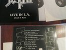 DEATH-LIVE IN L.A. (Death & Raw)-DOUBLE LP-metallica, iron maiden