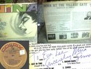 NINA SIMONE NINA AT THE VILLAGE GATE SIGNED LP -COLPIX MONO JAZZ R&B