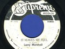 2012 ALTON ELLIS-LARRY MARSHALL-IT MAKES ME FEEL-SUPREME  REGGAE 45 7