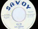 PAPA LIGHTFOOT: Wild Fire / Mean Old Train (rare blues & r&b vinyl 45)