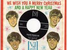 RARE ORIGINAL US Beatles Single 1963 Please Please Me Christmas Sleeve Vee Jay