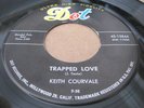 (HEAR) KEITH COURVALE Trapped Love DOT Orig 45 Killer Rockabilly Bopper Rocker