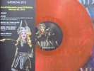 Madonna MDNA Live Superbowl 2012 Orange Wax picture disc rare no promo