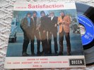 THE ROLLING STONES Satisfaction +3 EP 45 RARE FRENCH DECCA 457.086 France