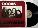 THE DOORS L.A. WOMAN Original plastic window cover LP NEAR MINT vinyl
