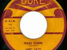 LARRY DAVIS CLASSIC TEXAS BLUES ROCKER STEVIE RAY VAUGHAN 45