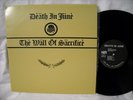 Death in June The Wall of Sacrifice UK LP Black Vinyl BAD VC88 2nd EL91