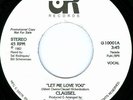 CLAUSEL Let Me Love You MODERN SOUL PROMO 45 on UP RIGHT M-