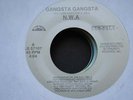 Hip Hop Rap 45 N.W.A. Gangsta Gangsta b/w Quiet on the Set Dr. Dre Ice Cube